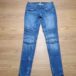 SPJ MOTO FADED DISTRESSED JEANS SIZE 1